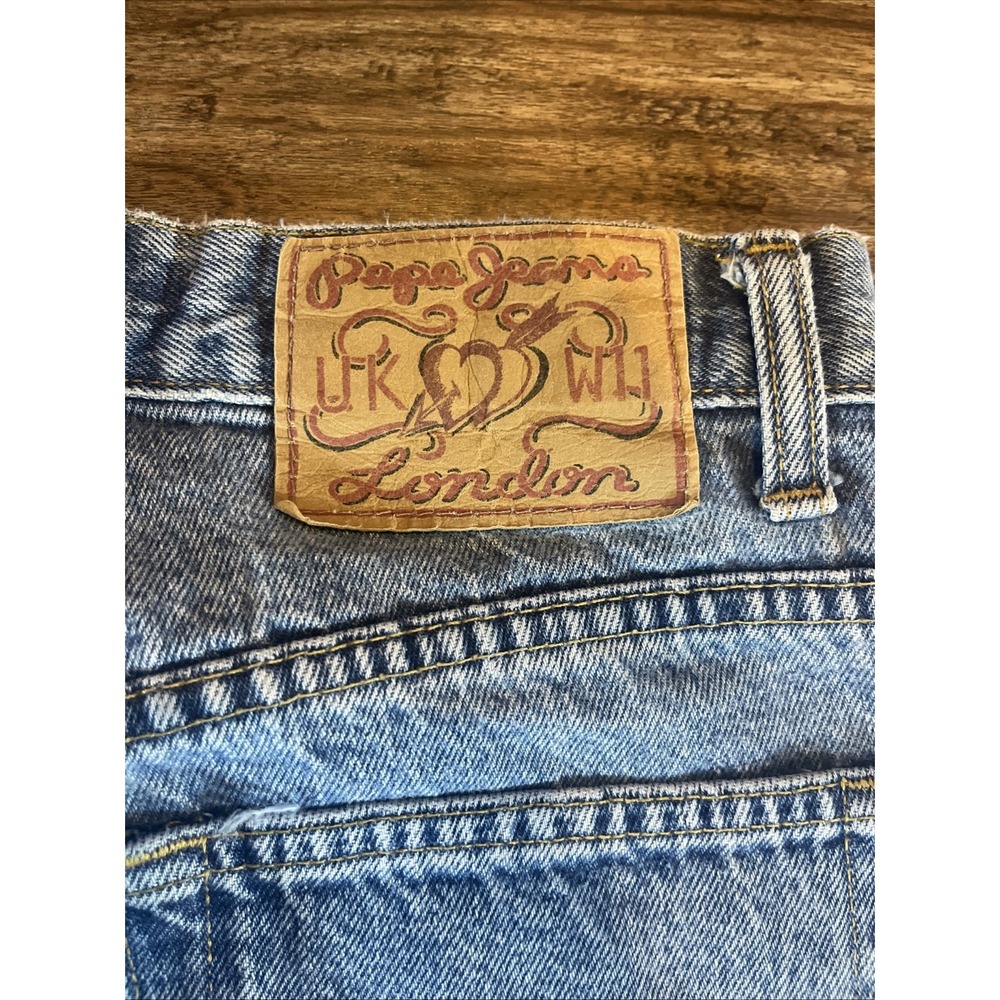 Vintage Pepe Jeans Betty Sz 28x33 Made In USA - Picture 7 of 7